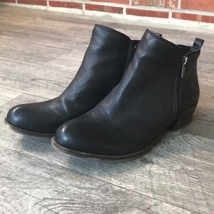 Lucky Brand Basel Black Ankle Booties